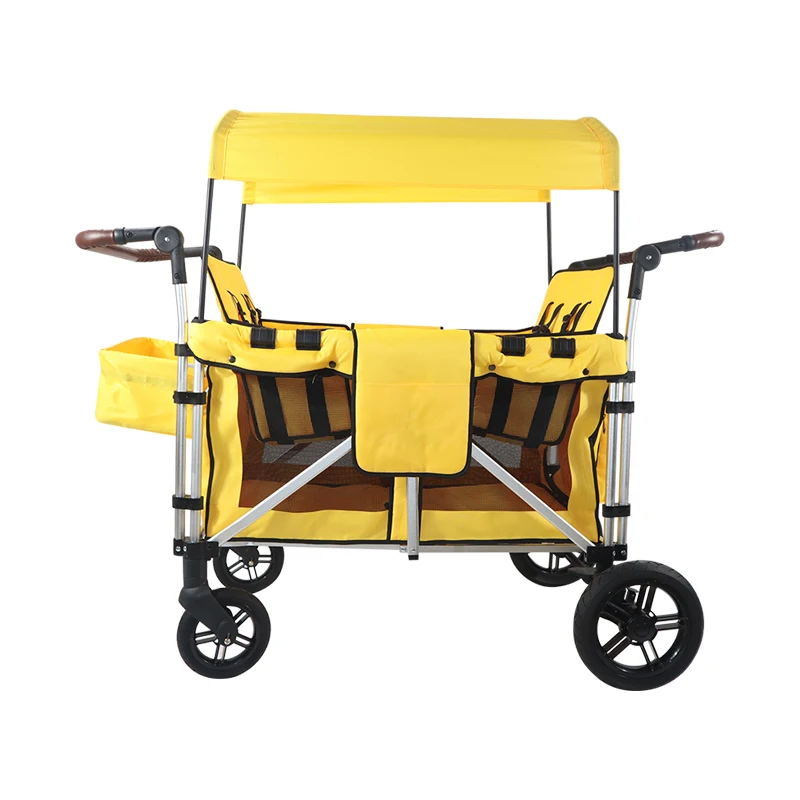 yello folding beach trolley