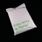 Plastic Bag Custom Print Compostable Biodegradable Handle Plastic Shopping Bag With Zipper