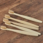 Bamboo Bamboo Eco-Friendly Natural Biodegradable Charcoal Bamboo Toothbrush