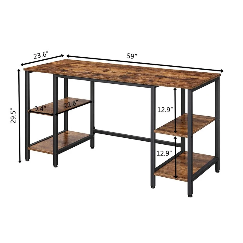 Best Classroom Pc Table Solid Wood Home Standing Office Chair Desktop Table Metal Gaming Computer Desk For Sale Gaming