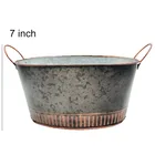 Unique Antique Unique Modern Garden Planters Metal Galvanized Bucket Plant Pots Planter Pot Box Antique Modern Outdoor