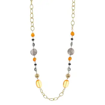 UNIQ Long Beaded Necklaces Sweater Chain Fashion Jewelry