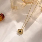 Jewellery Gold 2021 New Creative Style Small House Gilded Woman Jewellery Gold Plated Necklaces