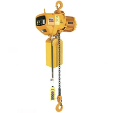 Factory direct supply 3m 1 Ton electric chain hoist with 110v 220V 380V 1 ton industrial 5 ton electric chain hoist with trolley