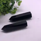 Obsidian Obsidian Hot Sale Black Quartz Crystal Wand Polished Obsidian Crystal Point For Healing