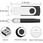 Usb Memory SimDisk USB 2.0 Swivel Memory Stick 128M 256M 512M 1G 2G 4G 8G 16G 32G 64G 128G Bulk Pendrive USB Flash Drive