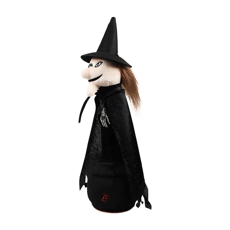 Halloween Plush Toy Kawaii Custom Kids Plush Toys, Witch Plush Toy Make Scary Noises, Witch Plush Toy Halloween