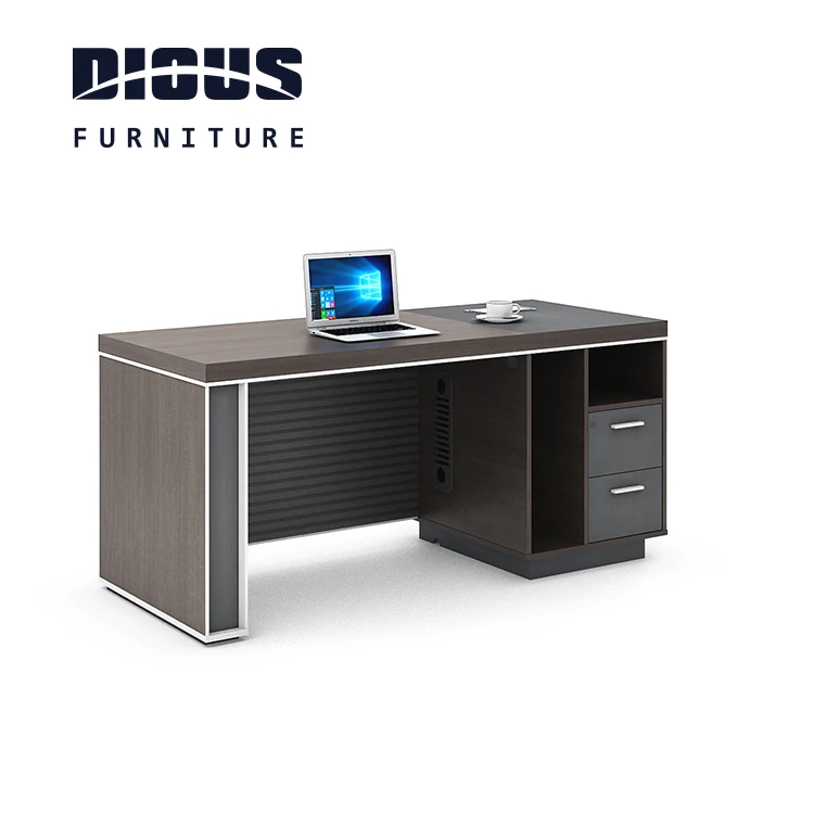 Dious modern hot sale melamine computer desk malaysia for sale