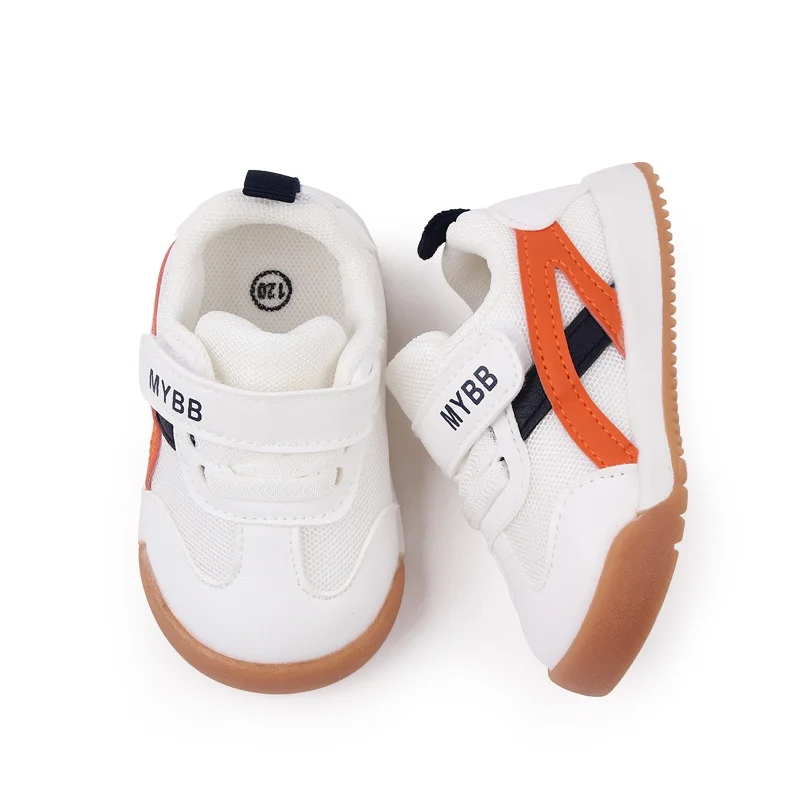 Spring and Autumn Double Mesh Design Breathable Sports Children's Baby Toddler Shoes factory