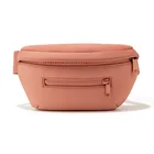 Belt Waist Custom Logo Solid Color Fashion Adjustable Belt Women Neoprene Chest Waist Bum Bag Soft Fanny Pack