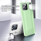 Flip For Light Phone Case Led Flash Flip Selfie Light Phone Cover For Iphone 11 12 Pro Max