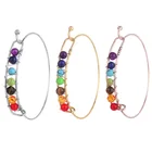 Popular Jewelry Fashion Popular Jewelry 7 Chakra Bracelet Colorful 6mm Natural Stone Beaded Yoga Bracelet