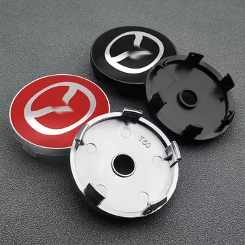 56mm Car Emblem Badges Wheel center hub c aps for Mazda