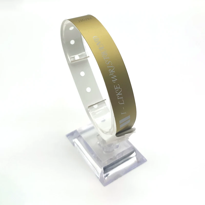 Custom Rfid Silicone Slap Snap Wrap Band Bracelets Wristband Rubber Pvc Slap On Wristband Buy