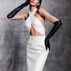 Evening Gown D8234#2021 New Cross-necked Halter Dress Sexy And Stylish Evening Gown