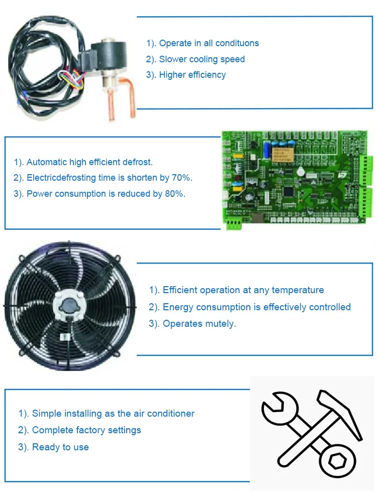 Container Storagecold Room Freezer, 380V, 9.45kw~21.1kw - detail 12