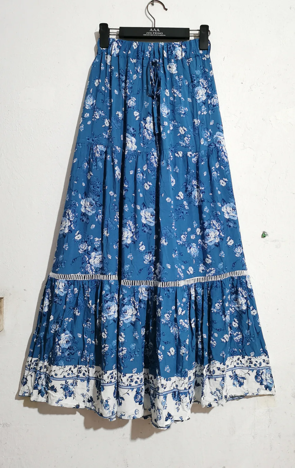 Women S Print Floral Long Hippie Bohemian Bandage Skirt Gypsy Boho