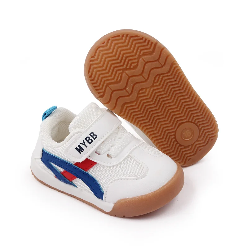 Spring and Autumn Double Mesh Design Breathable Sports Children's Baby Toddler Shoes factory