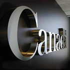 Custom Metal Letter Brass Logo Coffee 3d Wall Sign Stainless Steel Letter Custom Logo Metal Sign