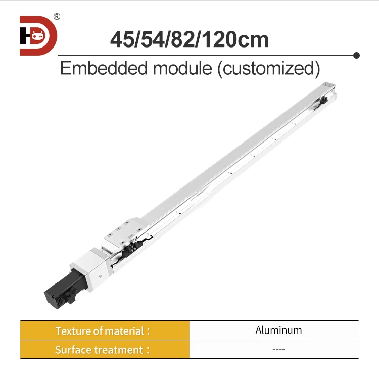 GTH5 Embedded Linear Toyo Same Style Fully Enclosed Ball Screw Electric Precision Dustproof Steel Strip Sliding Platform Module factory