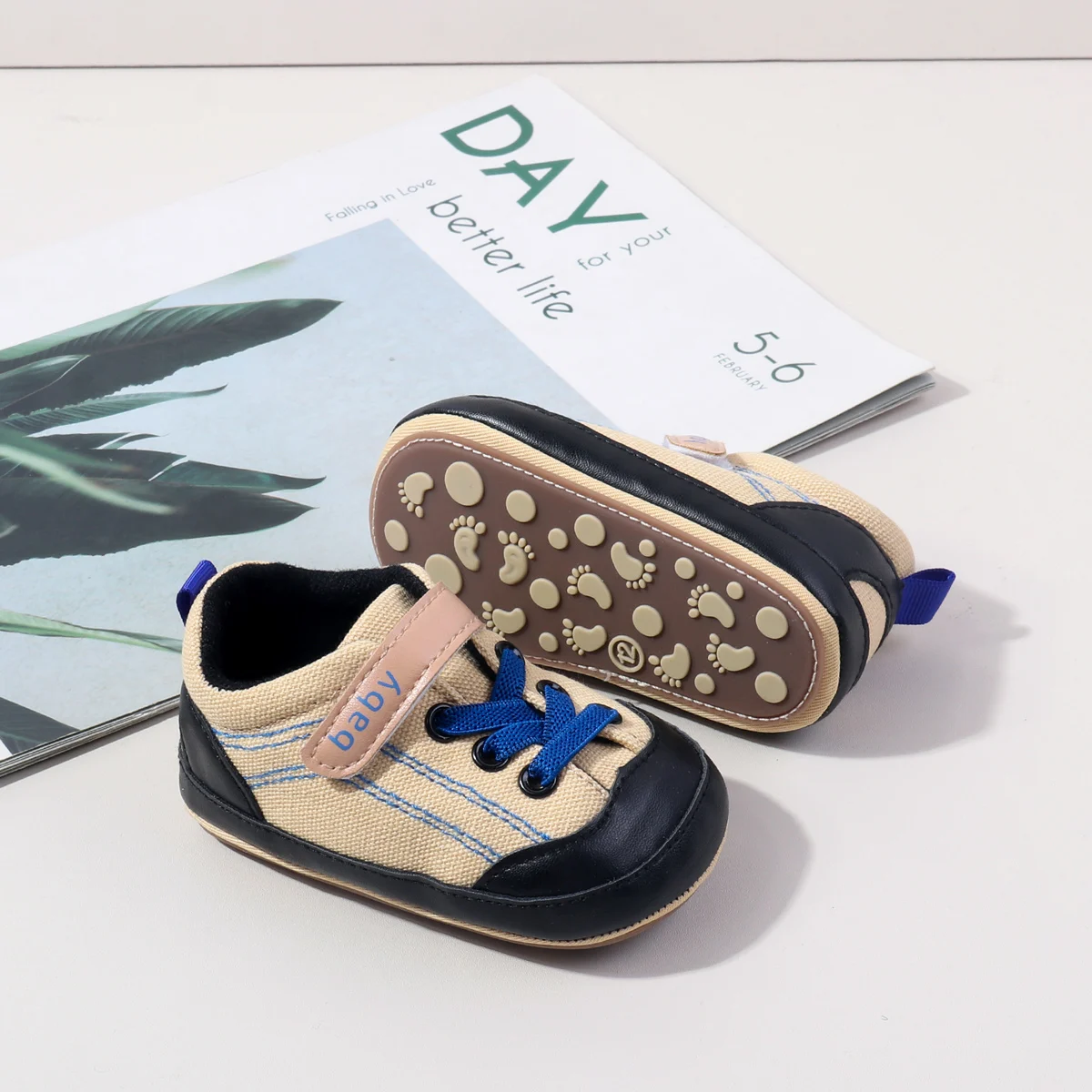 High Quality 2025 Spring Autumn Sport Design Casual Boy Shoes Anti-Slip Soled Toddler Walking Shoe manufacture