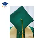 Green High School Emerald Green Matte High School Graduation Gowns And Caps
