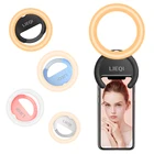 2022 New Design Foldable LED Selfie Ring Light With 3 Color Modes 500 MA Portable Mini Ring Light
