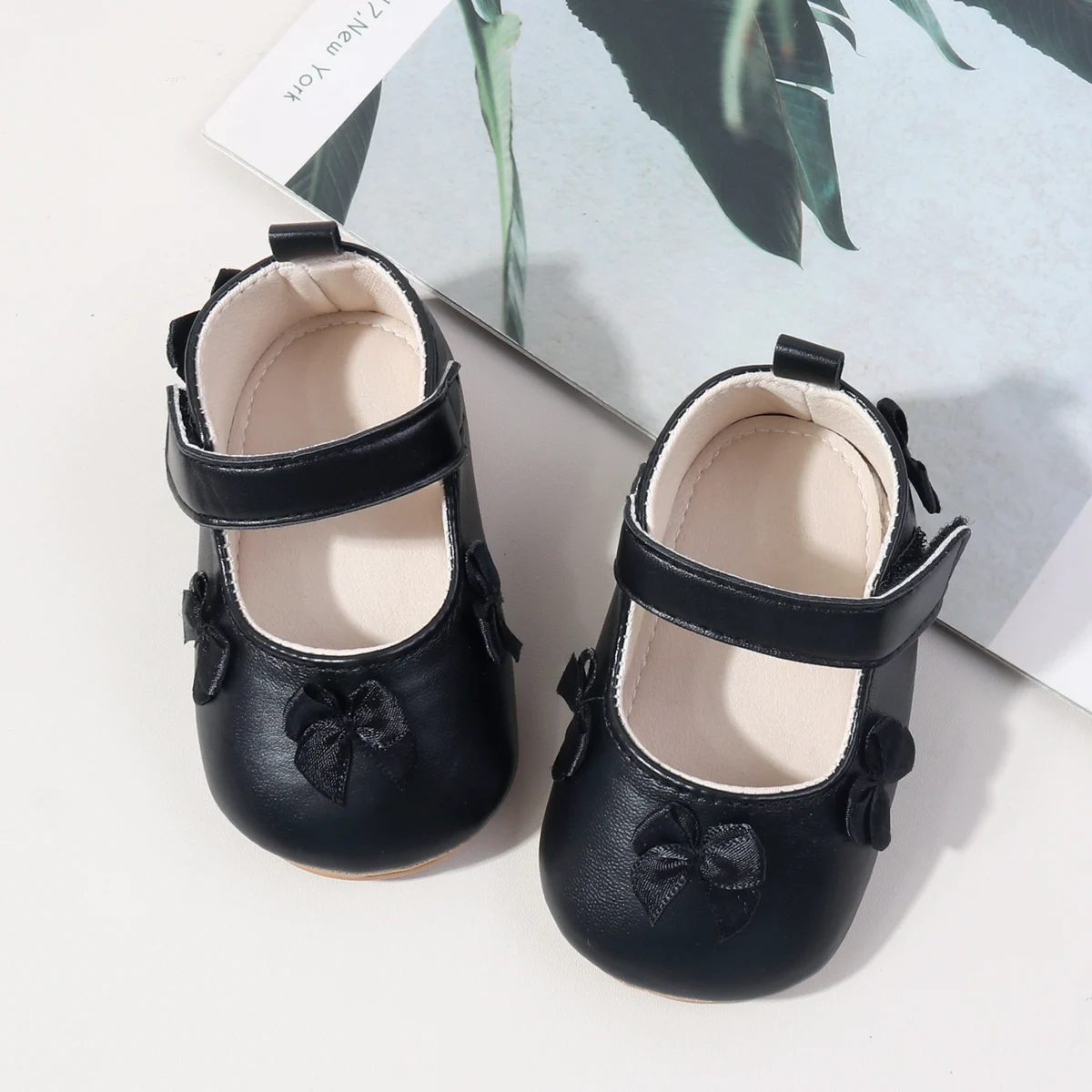 Fashion Spring&Autumn Baby Girl Butterfly Design Princess Shoes With TPR Soled Newborn Toddler Girl Shoes details