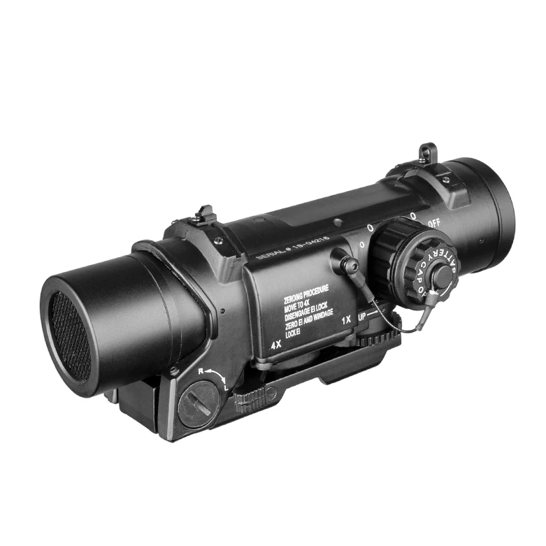 Riflescope 1x-4x Fixed Dual optical sight Red illuminated Scope for Hungting