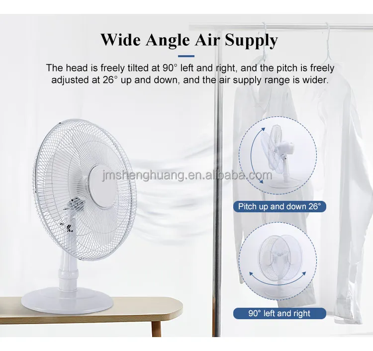 Pedestal Ventiladores Cooling Fan, 16-Inch, Plastic - detail 4