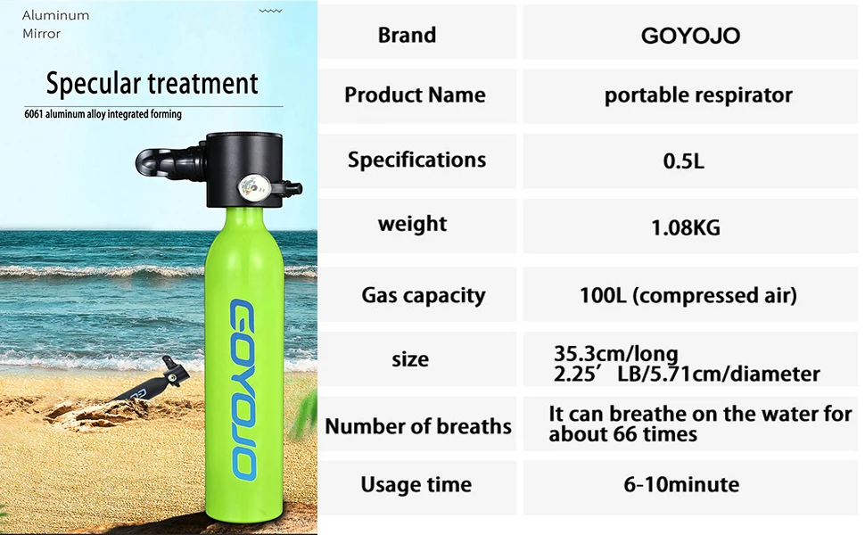 Underwater Diving Breathing Training, 10M Deepest Water