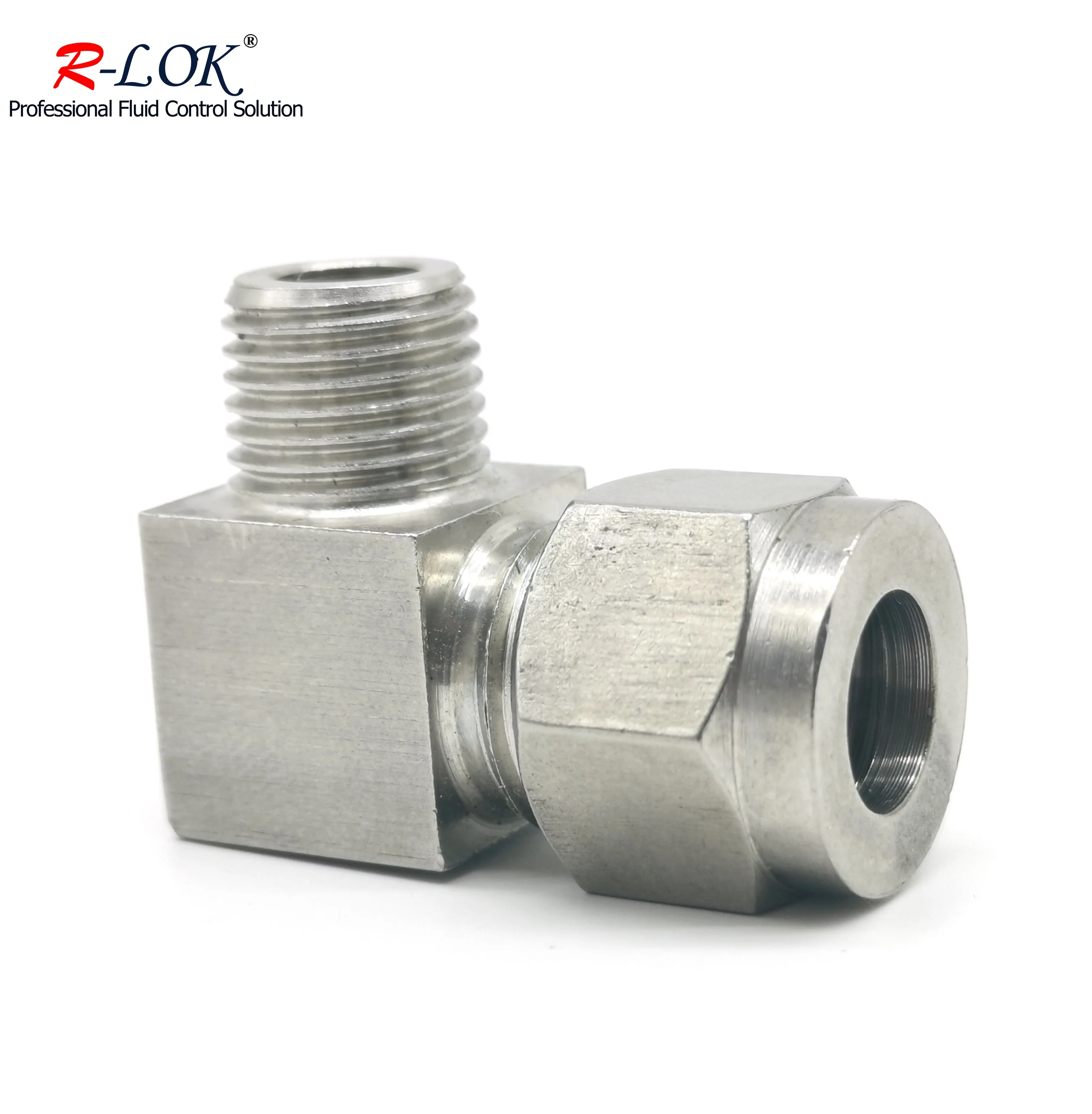 Pneumatic Pipe Fittings Stainless Steel 304 Male BSP Equal Elbow Hydraulic 