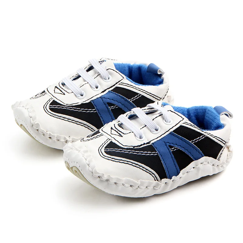 Mixed Color Maze Soles Baby Boys Elastic Hand-stitched Fashion Trend Toddler Shoes supplier