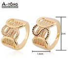 Jewelry Charm Glossy Diamond Square Chunky S Initial Letter Ring For Women Jewelry