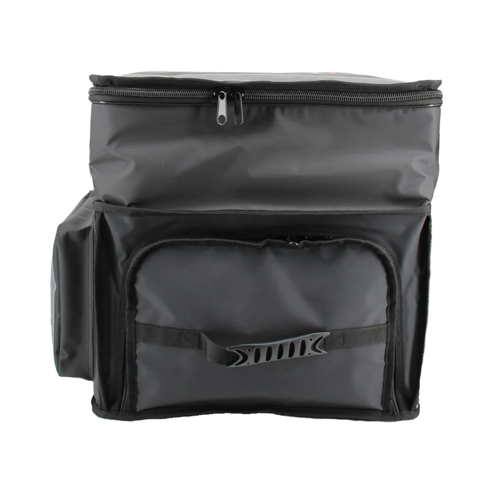 product custom large expandable insulated e bike food delivery bag reuseable black cooler backpack bag with customized logo-6