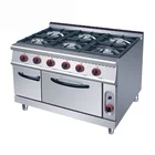 Range Commercial Blue Flame Best Gas Cooker With Oven 6 Burners Gas Range