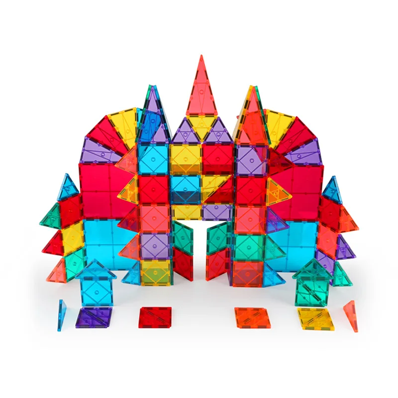 60 Pcs Kids Magical Magnet Building Block Educational Toy For Kids Colorful Gift Set