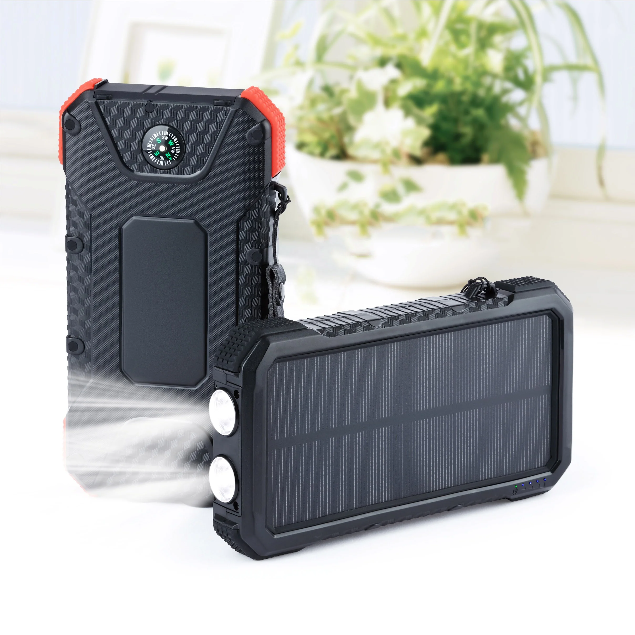 SP1903A 20000mAh Solar Power Bank with Flashlight IATA Certified for Air Shipping to Nigeria/South Africa/Egypt UN38.3 MSDS
