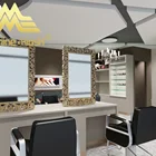 Salon Equipment Barber Shop Mirrors Stations Hair Kiosk Beauty Salon Equipment Furniture Beauty Shop Interior Design