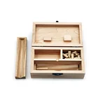 Box Custom Classic Bamboo Tobacco Herb Stash Box Wood Stash Box For Smoking Accessory