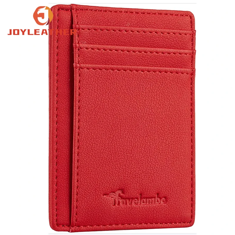 2023 Minimalist Slim Wallet PU Leather Credit Card Wallet Hot Sale Credit Card Holders For Men