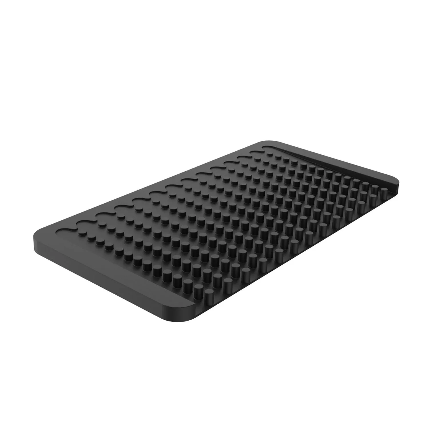 Modern Square Silicone Drain Pad Water Filter Mat Slope Diversion for Kitchen Counter Dishware Tableware Drying Stylish Counter supplier