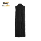 Vest Down Fashion Casual Luxury Sleeveless Women Cotton Long Puffer Quilted Vest