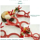 New Model Christmas Party Decorations Plush Adult Children's Toys Antler Glasses Christmas For Party Decor