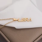 Necklace Necklaces European And American Letter Horoscope Women Jewelry Zodiac Necklace Stainless Steel
