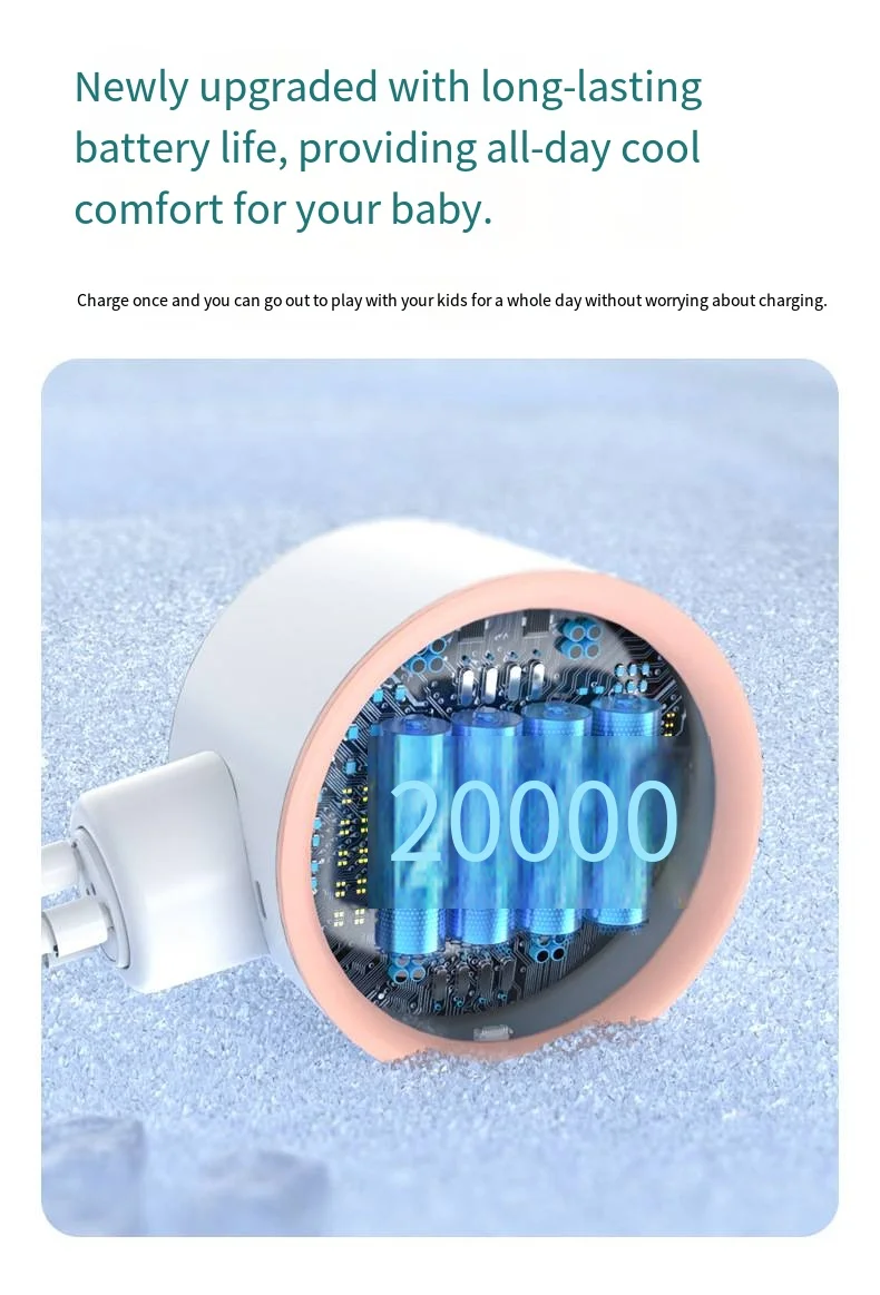 Mini Portable Fan, USB, Plastic - detail 28