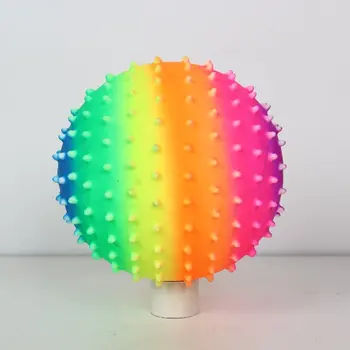 Jumbo Large Rainbow PVC Knobby Playground Ball