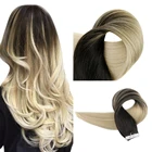 Remy Hair Hair Extension Dropship Factory Price Natural Color Remy Tape Hair Extension Human Hair