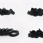Ring Mechanical Cylinder Black Plastic Silicone Sealing Ring