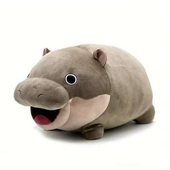 2025 New spot children like wholesale reality hippo plush toys simulate hippo plush animal hippo soft specimen